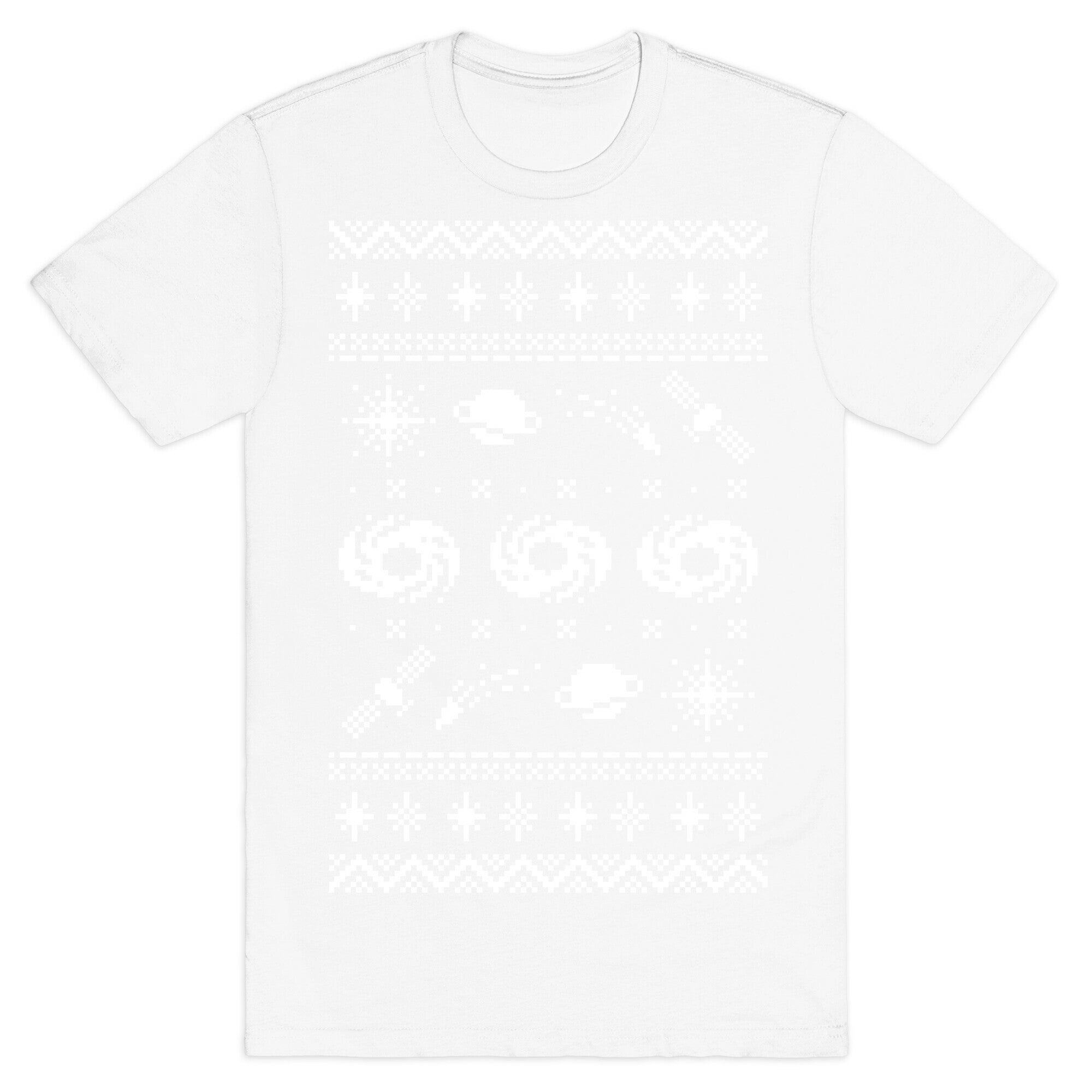 Interstellar Christmas Sweater Pattern T-Shirt