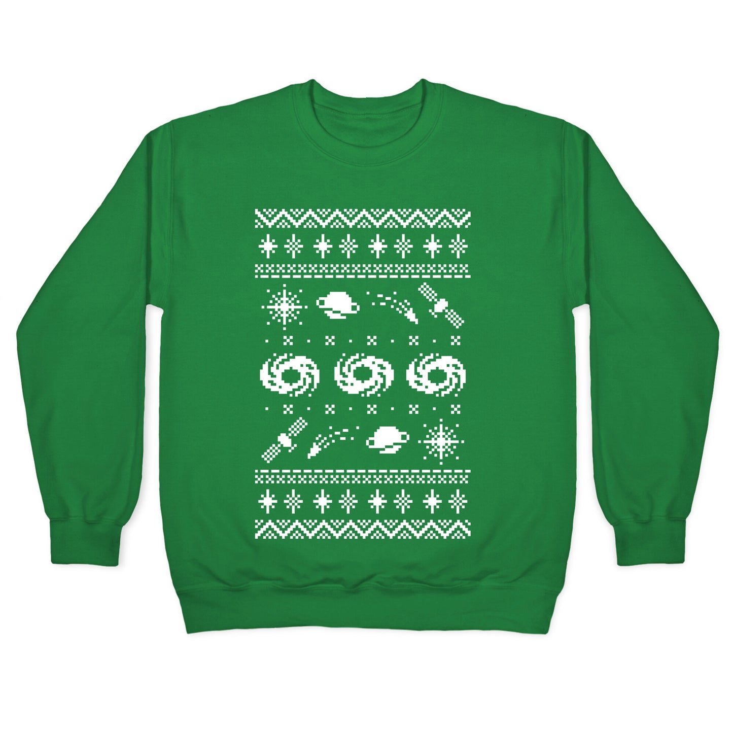 Interstellar Christmas Sweater Pattern Crewneck Sweatshirt