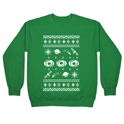 Interstellar Christmas Sweater Pattern Crewneck Sweatshirt