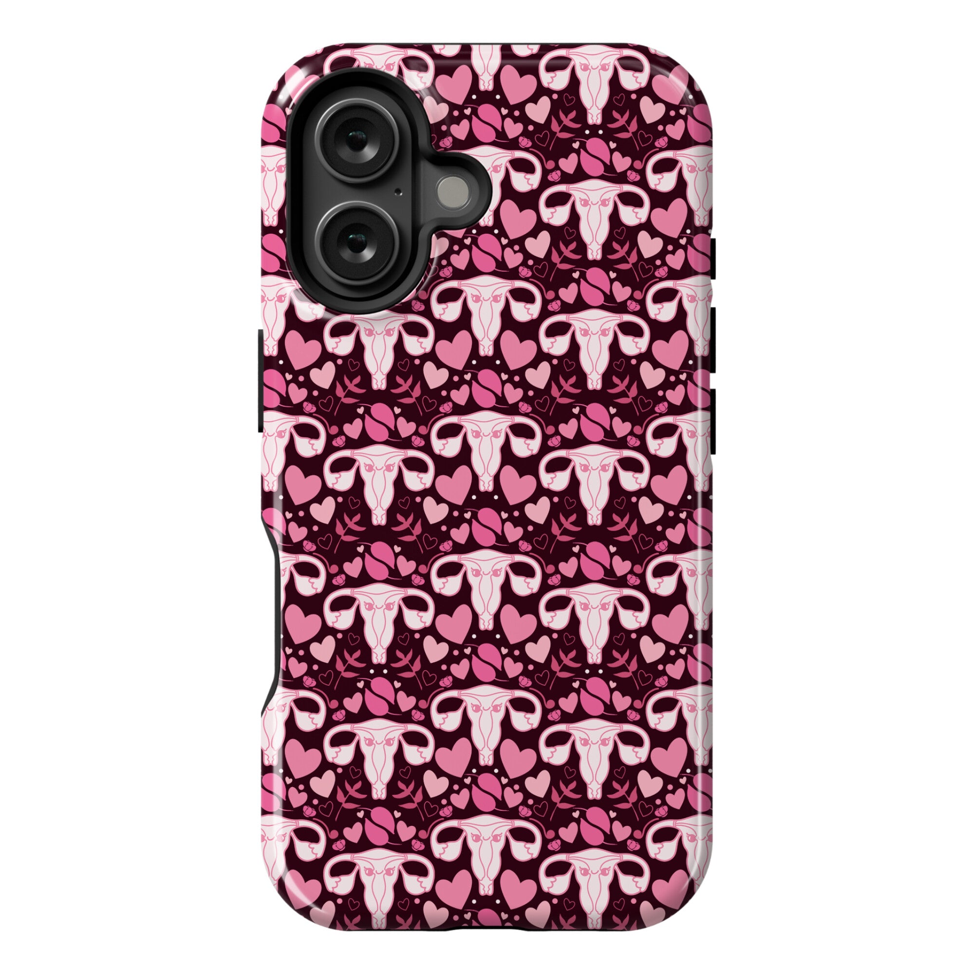 Uterus Pattern Phone Case