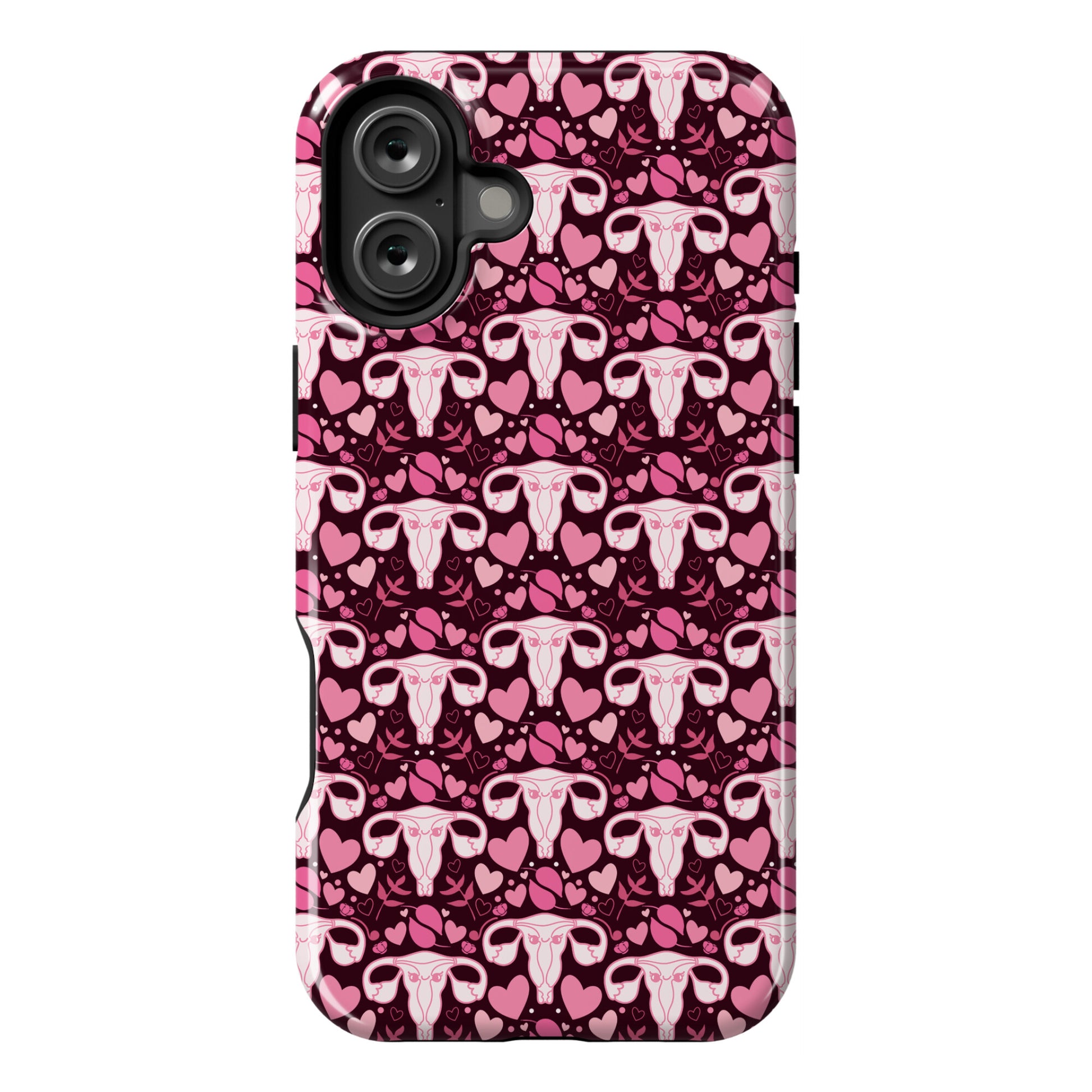 Uterus Pattern Phone Case