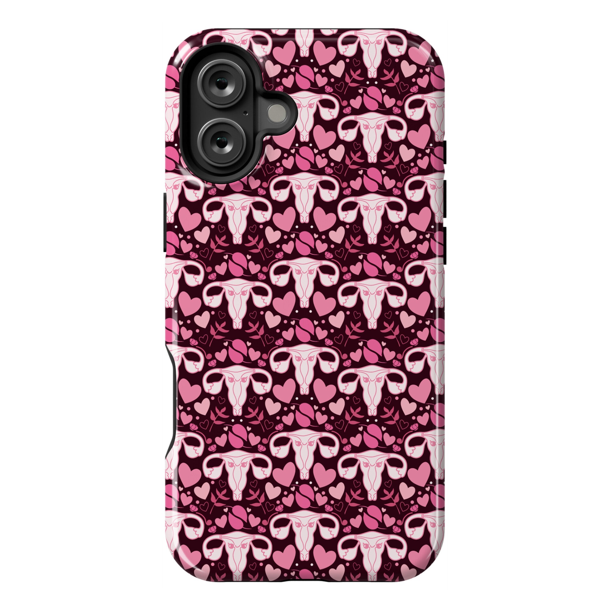 Uterus Pattern Phone Case