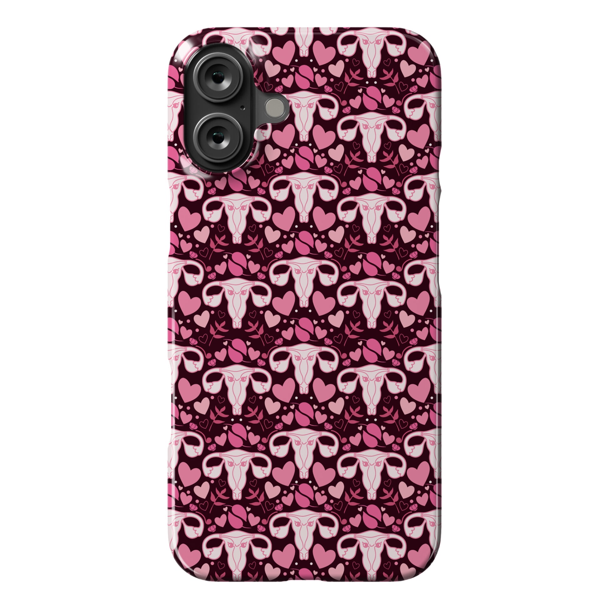 Uterus Pattern Phone Case