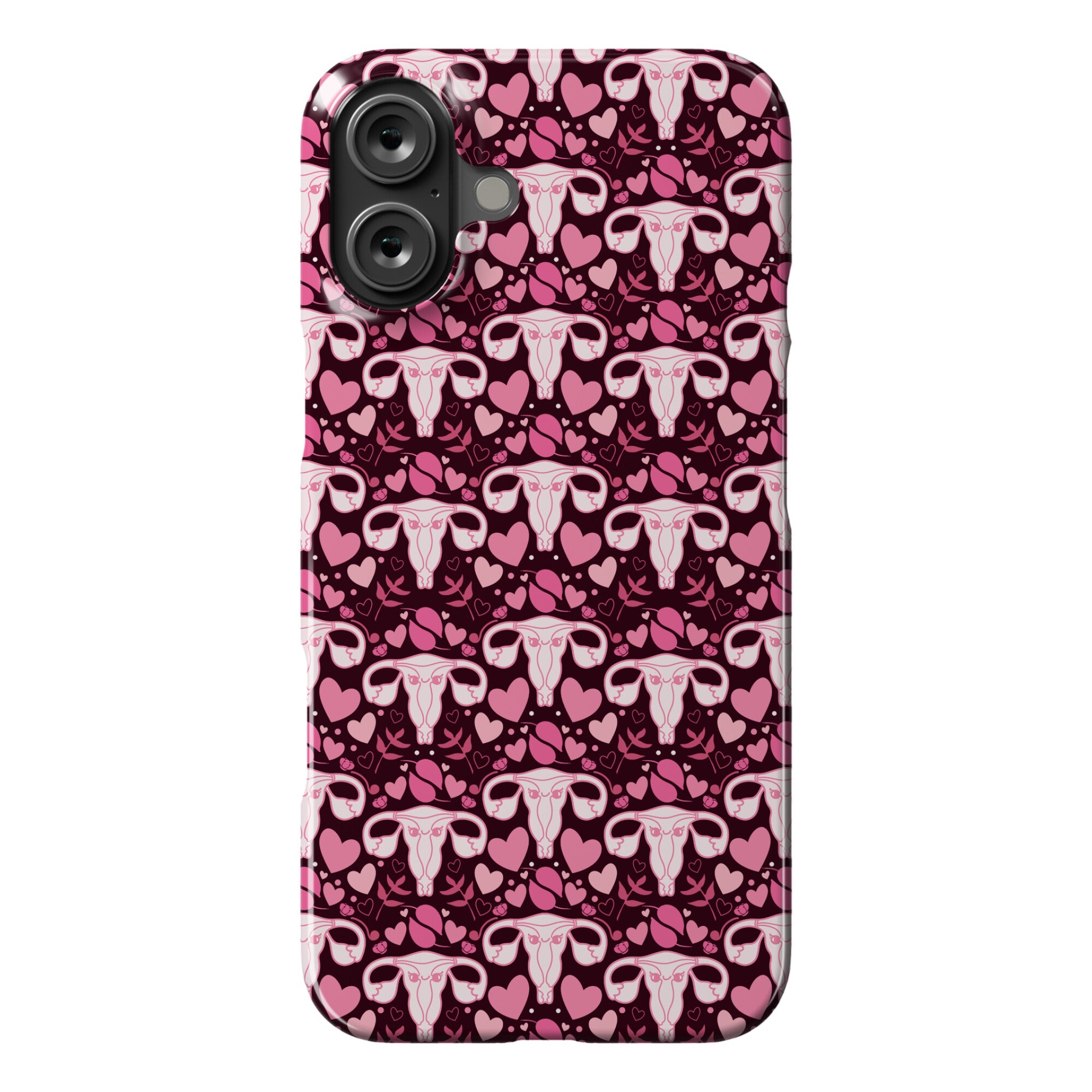 Uterus Pattern Phone Case
