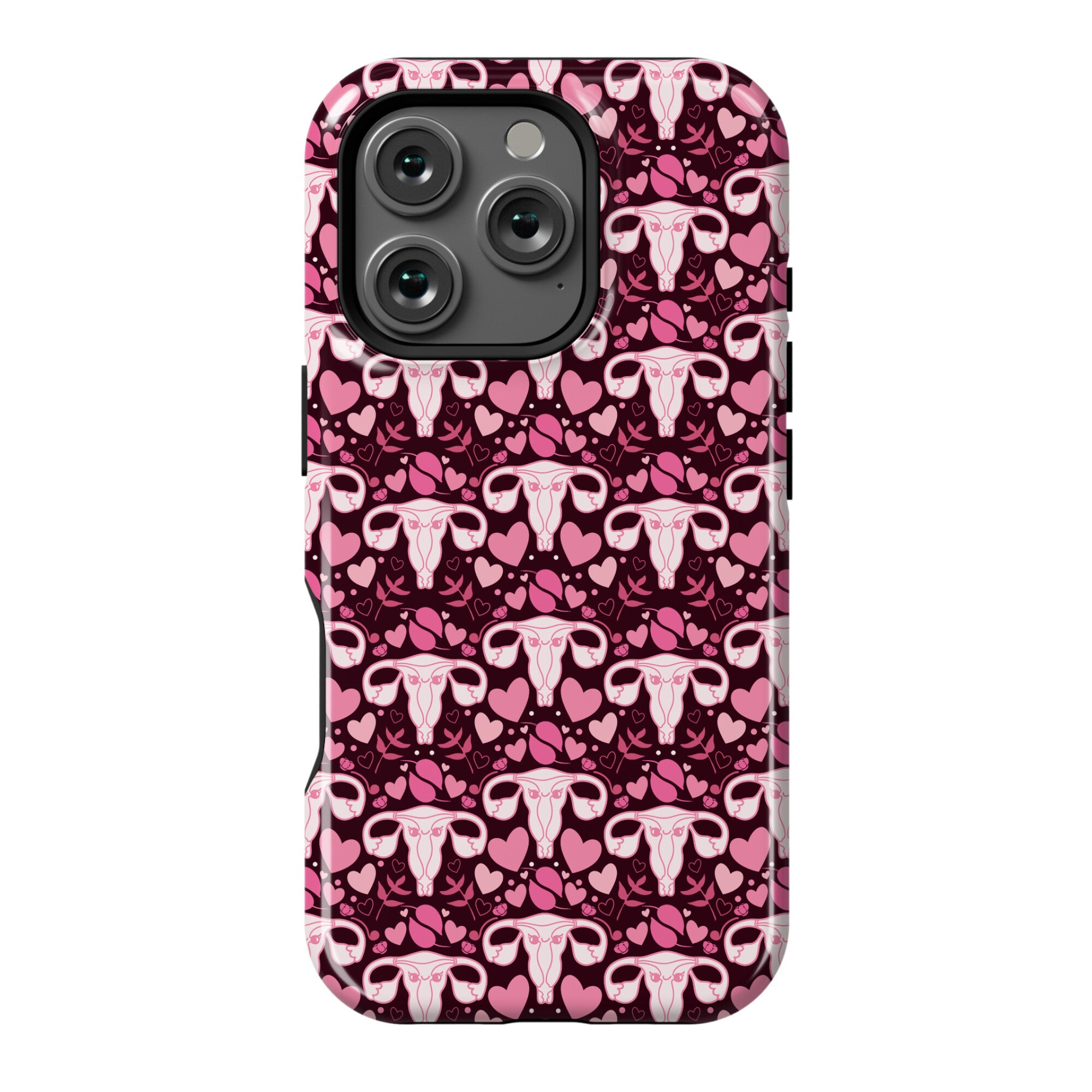 Uterus Pattern Phone Case