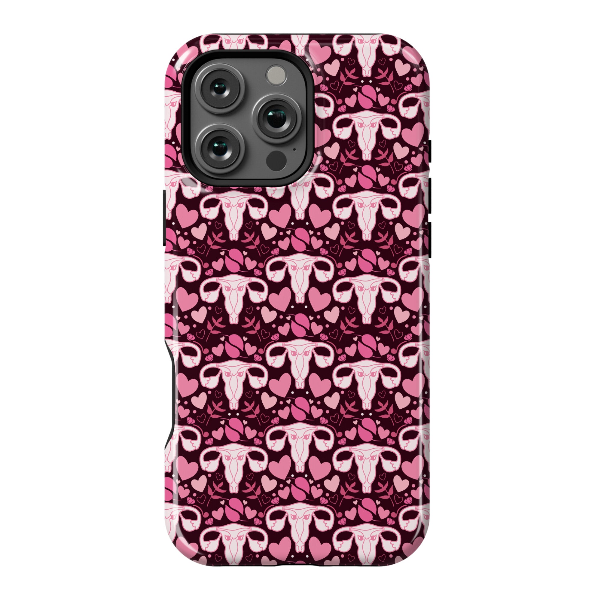 Uterus Pattern Phone Case