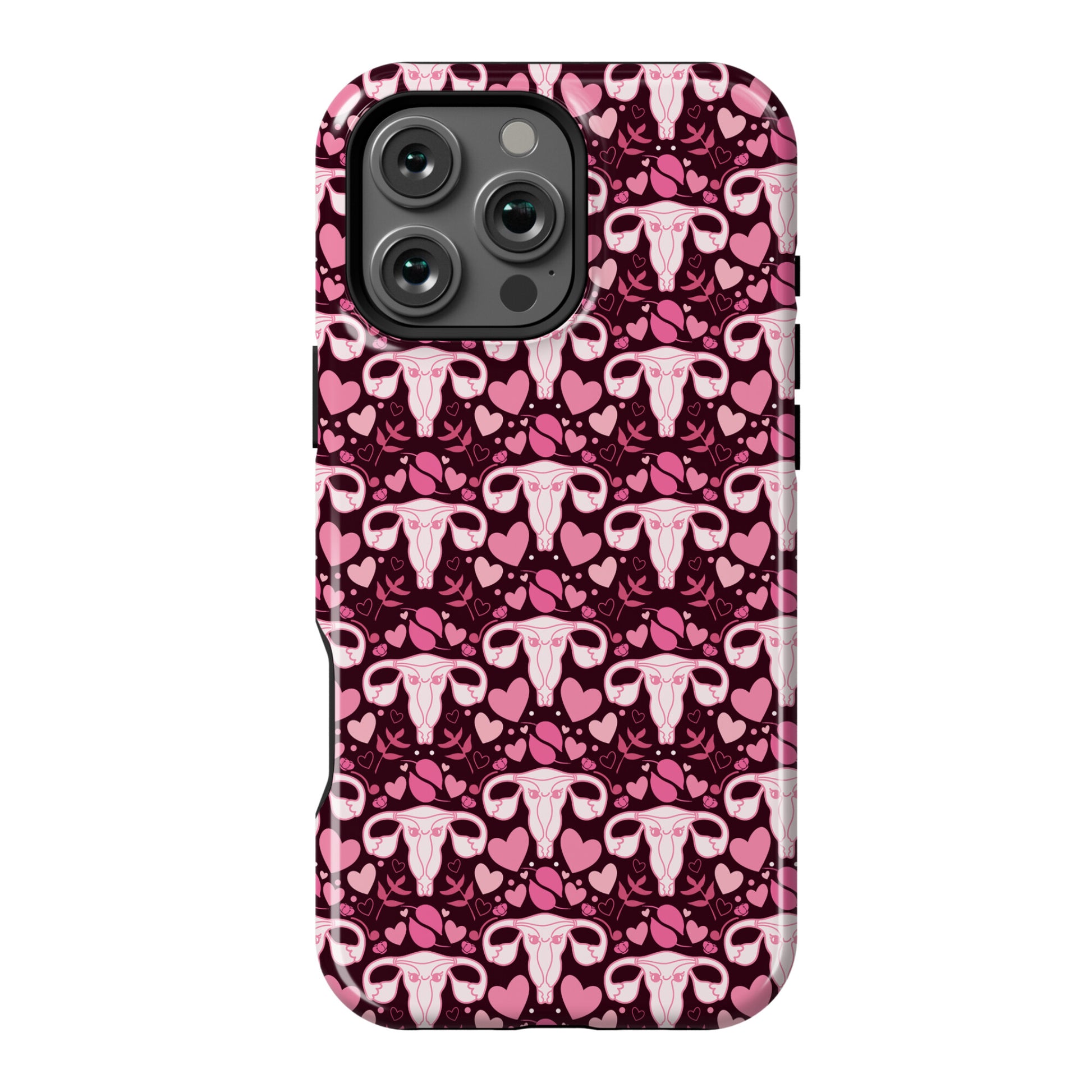 Uterus Pattern Phone Case