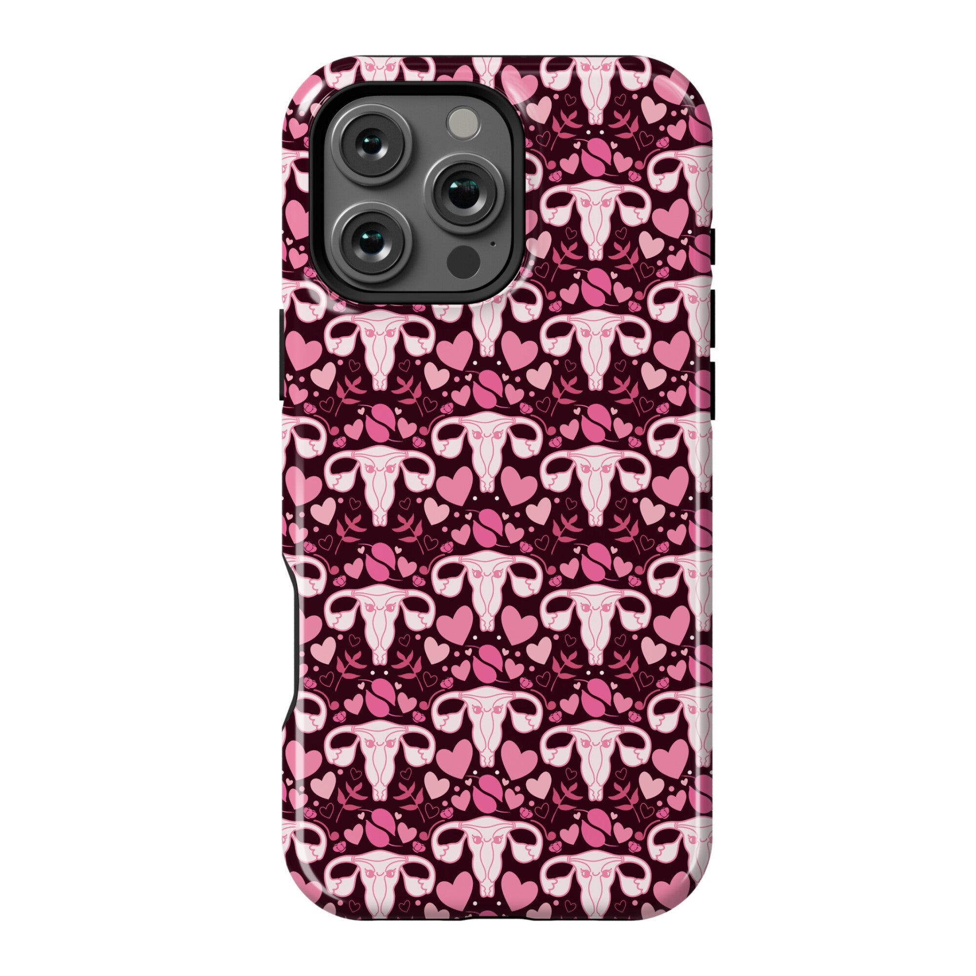 Uterus Pattern Phone Case