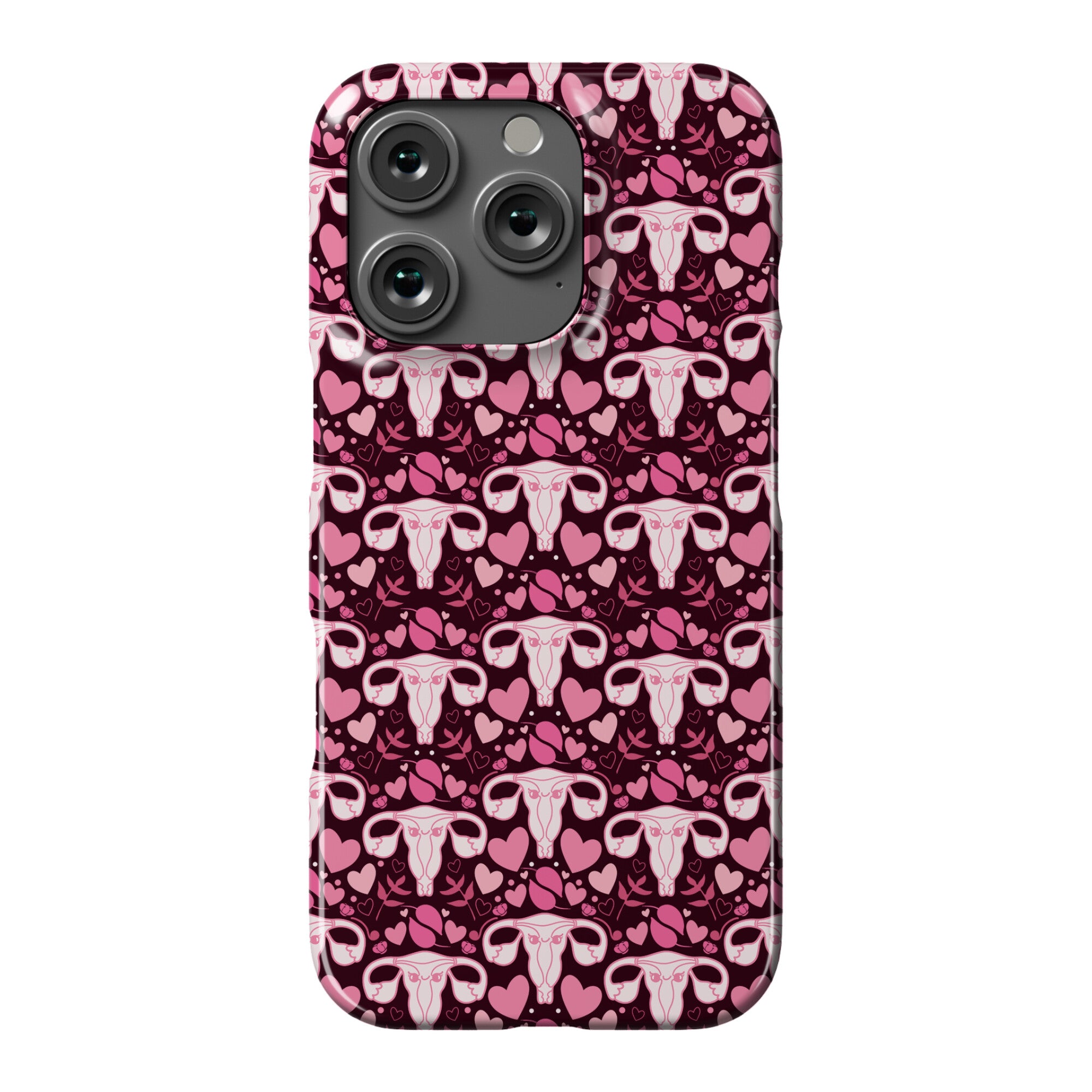 Uterus Pattern Phone Case