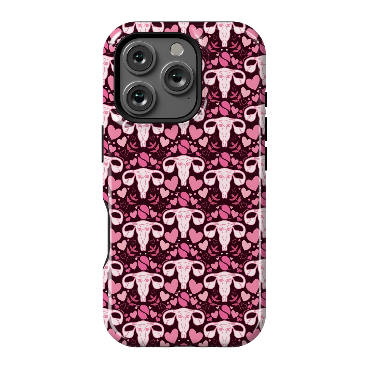 Uterus Pattern Phone Case