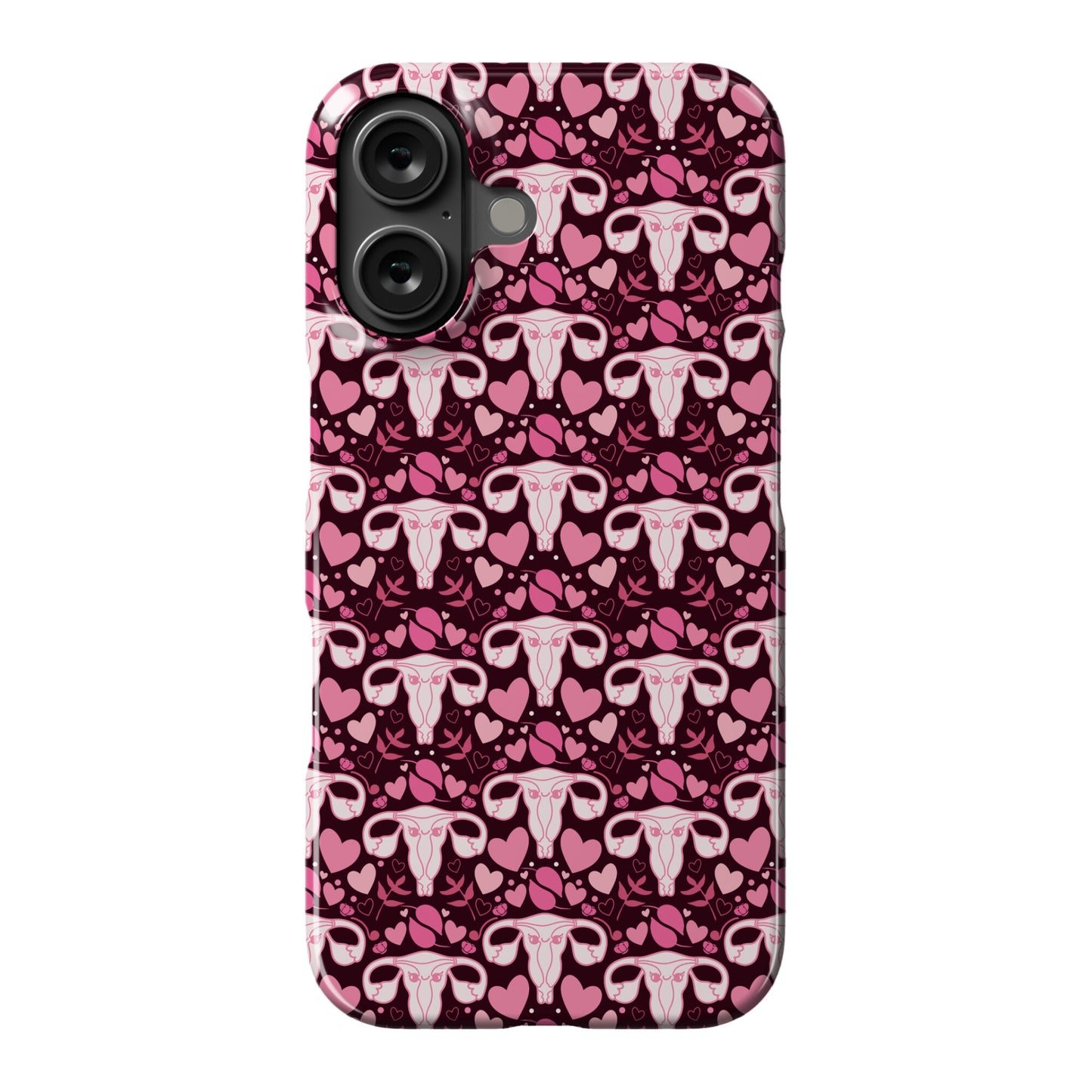 Uterus Pattern Phone Case