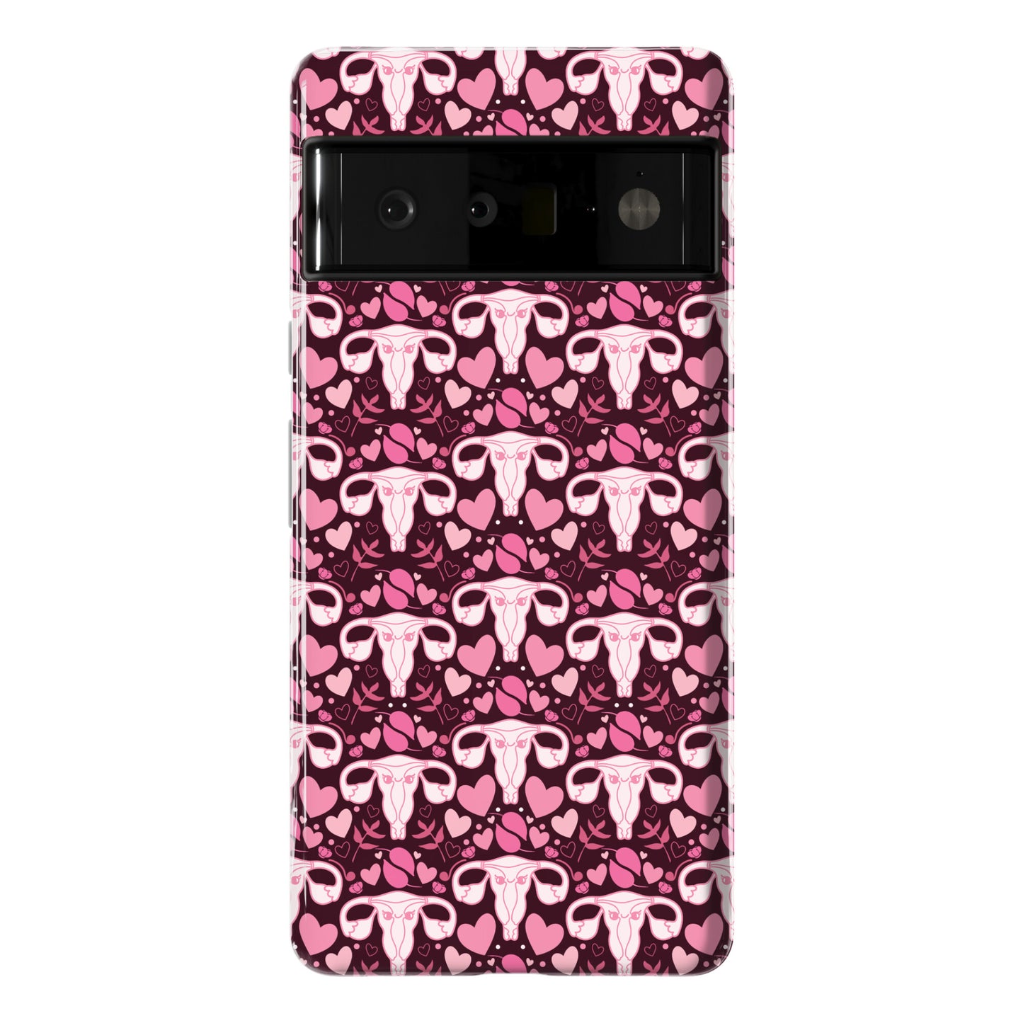 Uterus Pattern Phone Case