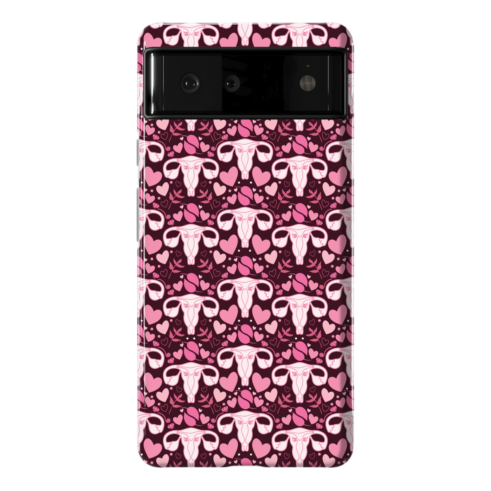 Uterus Pattern Phone Case