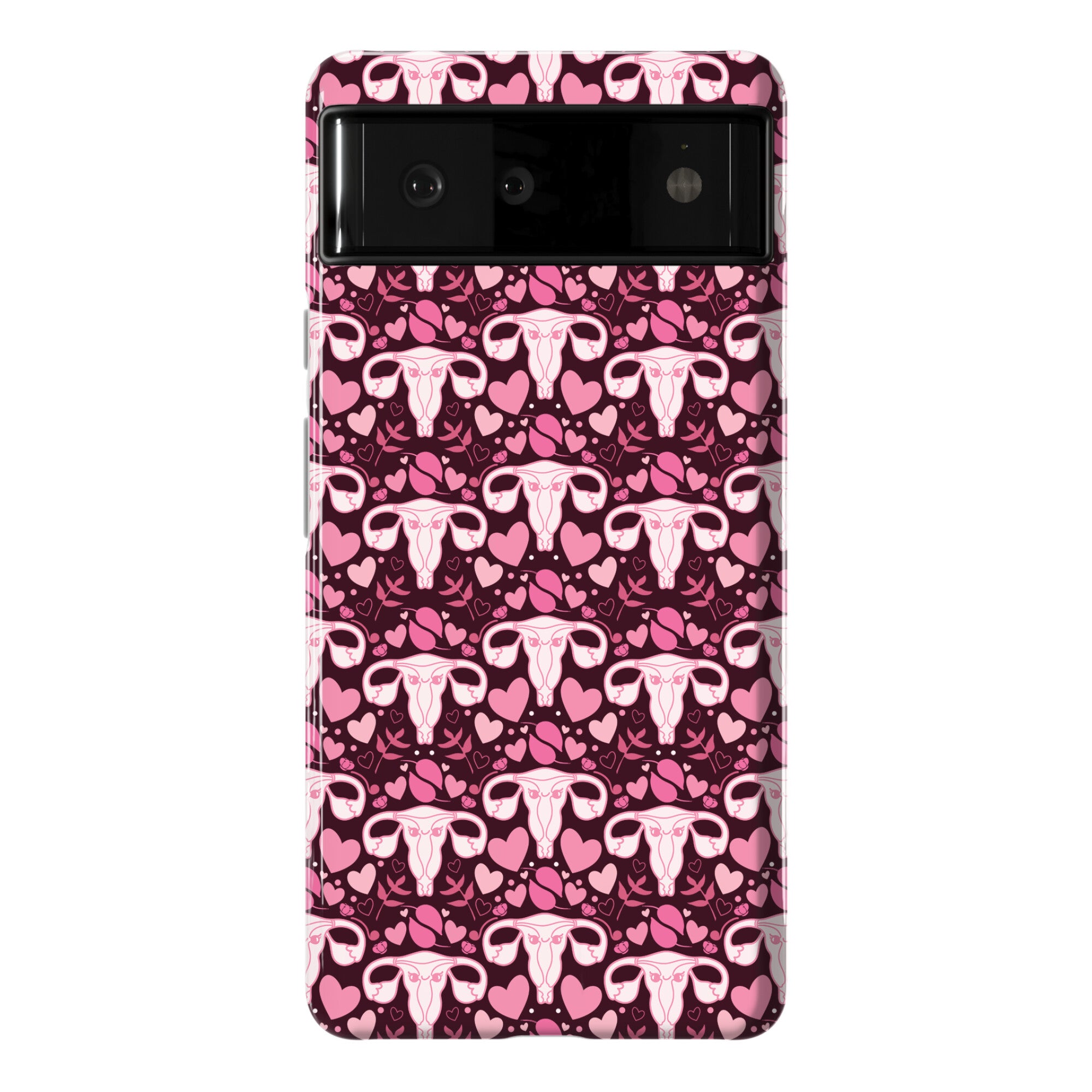 Uterus Pattern Phone Case