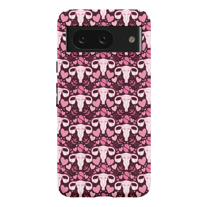 Uterus Pattern Phone Case