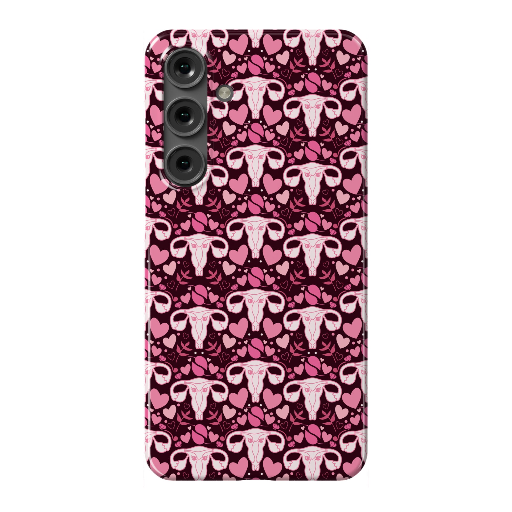 Uterus Pattern Phone Case