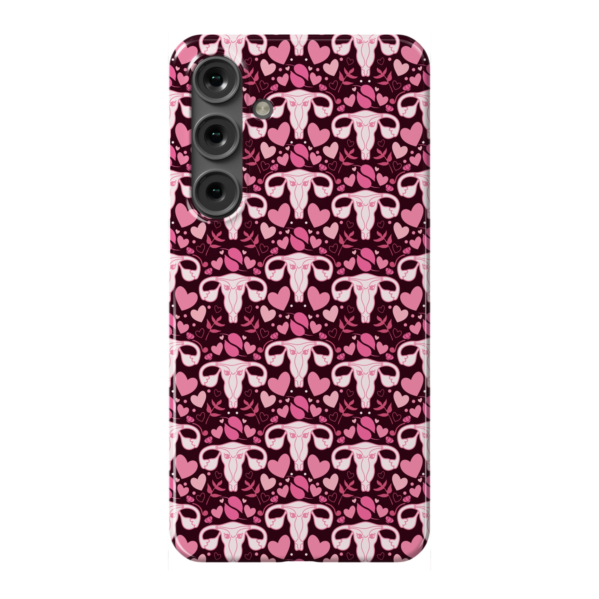 Uterus Pattern Phone Case