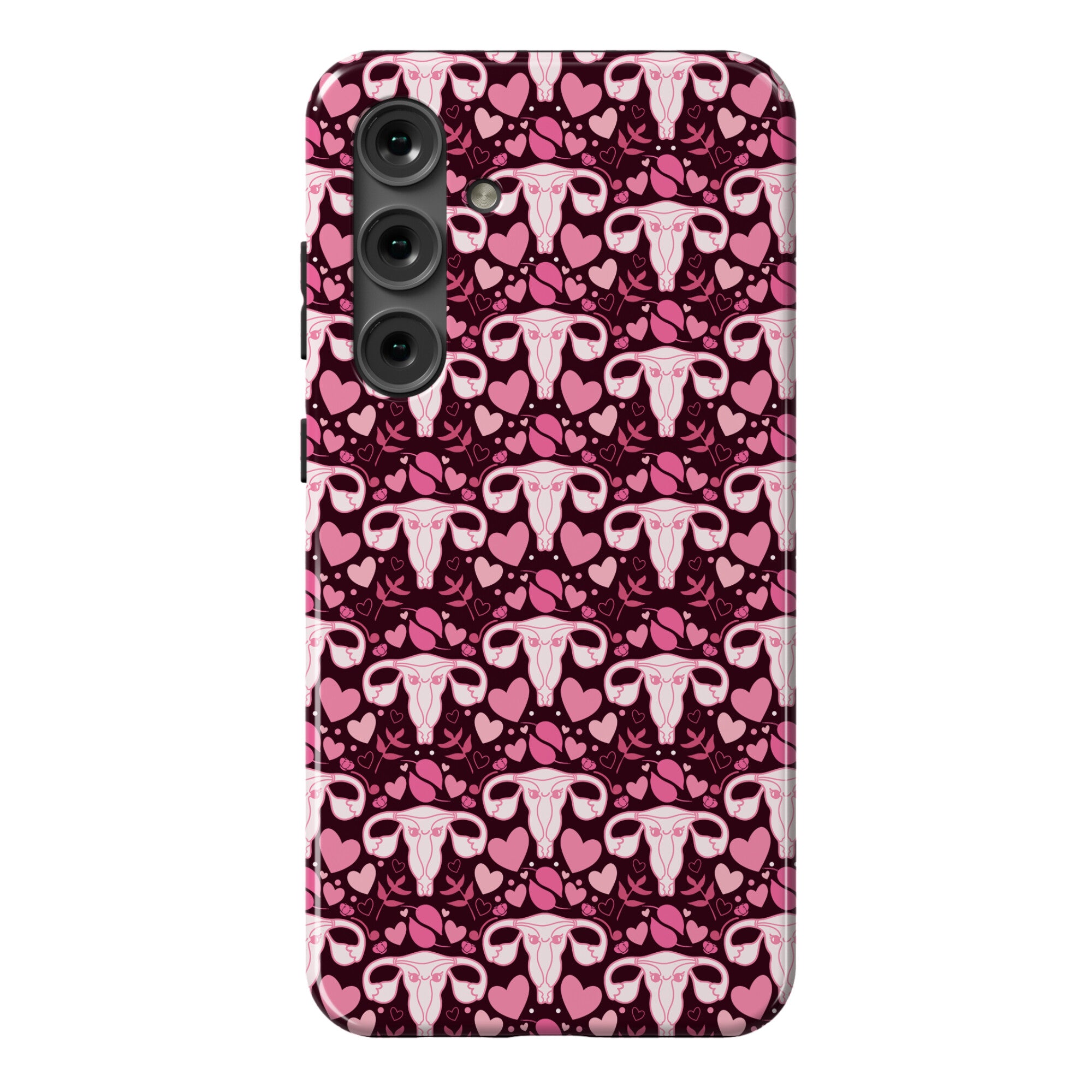 Uterus Pattern Phone Case