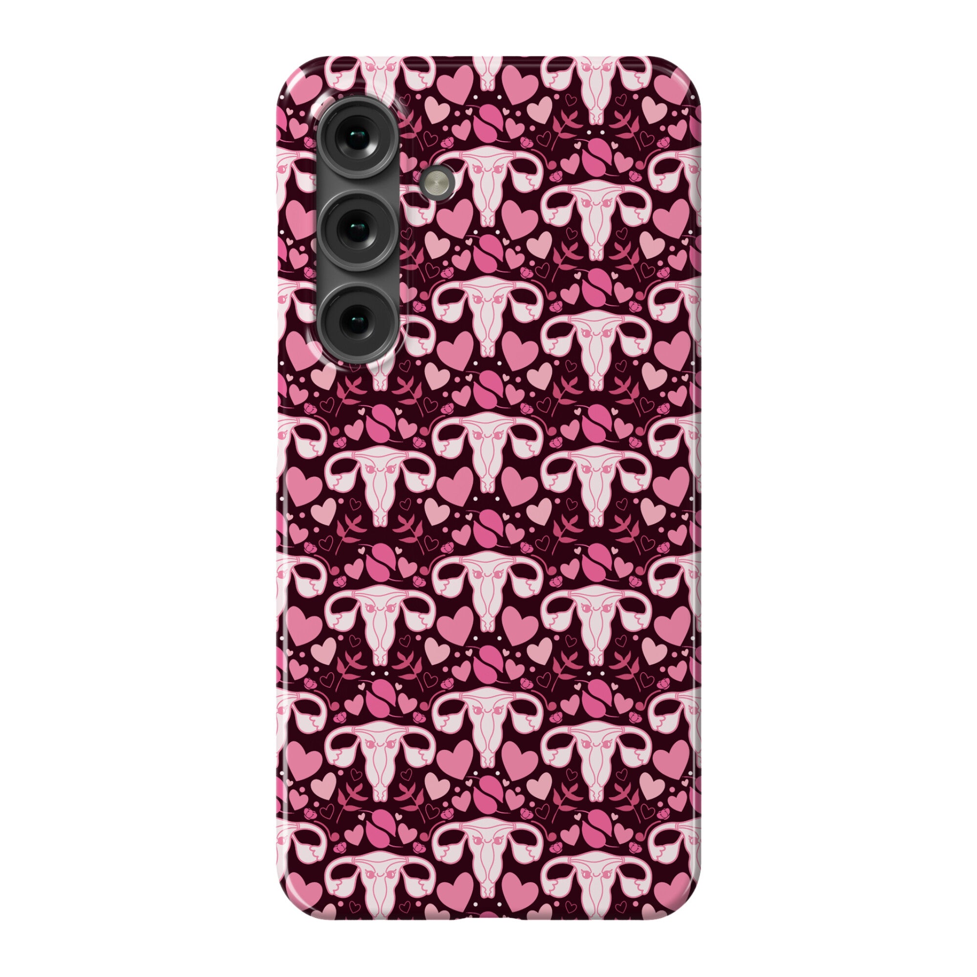 Uterus Pattern Phone Case