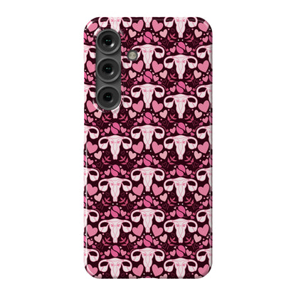 Uterus Pattern Phone Case