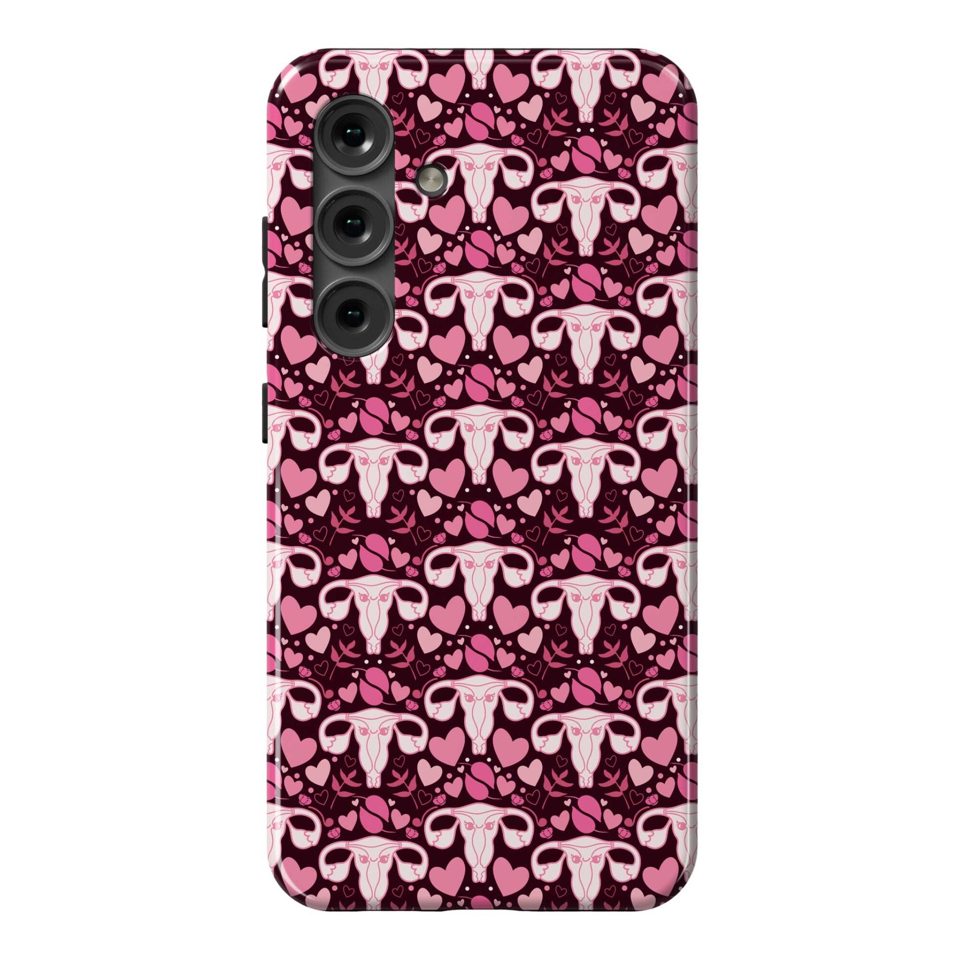 Uterus Pattern Phone Case