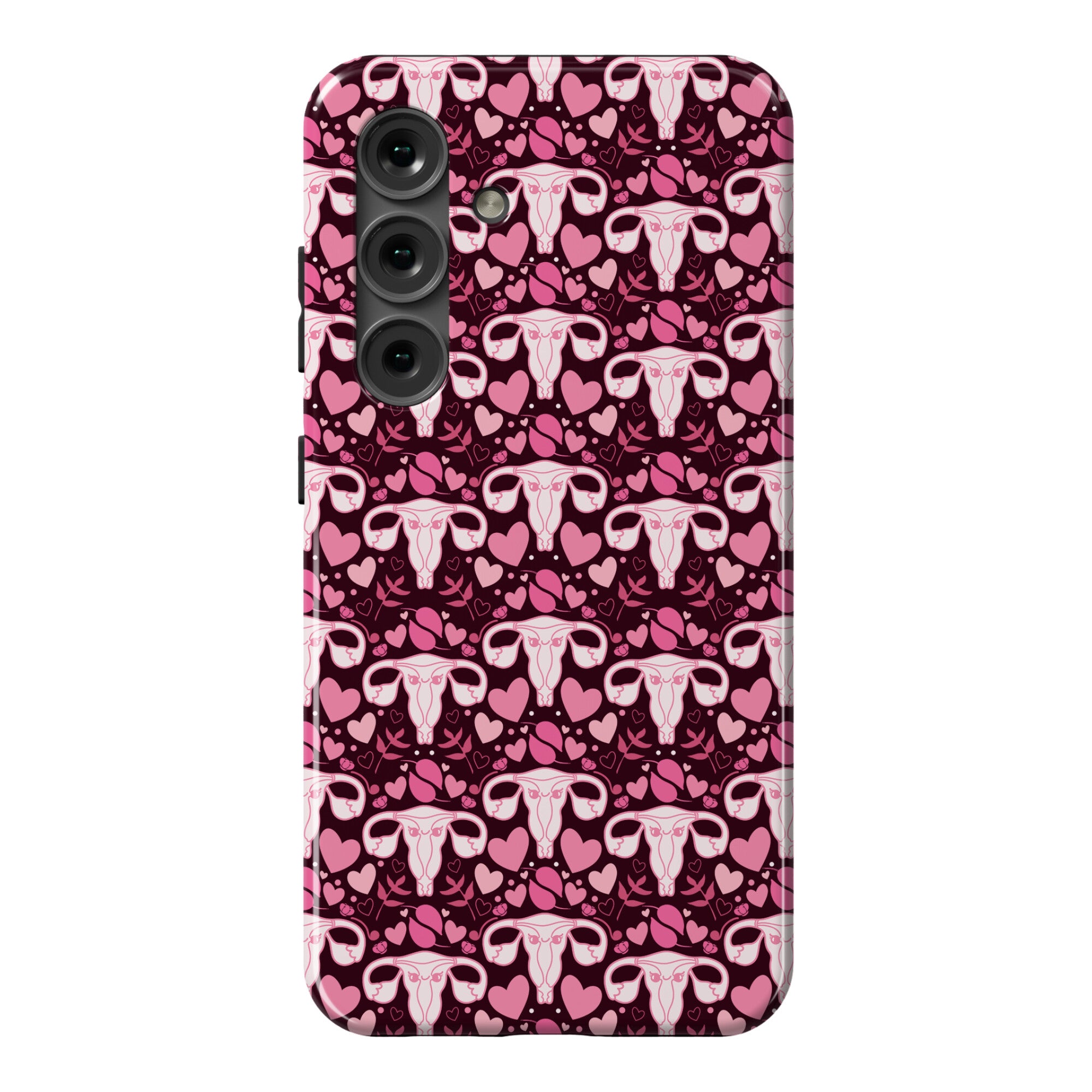 Uterus Pattern Phone Case