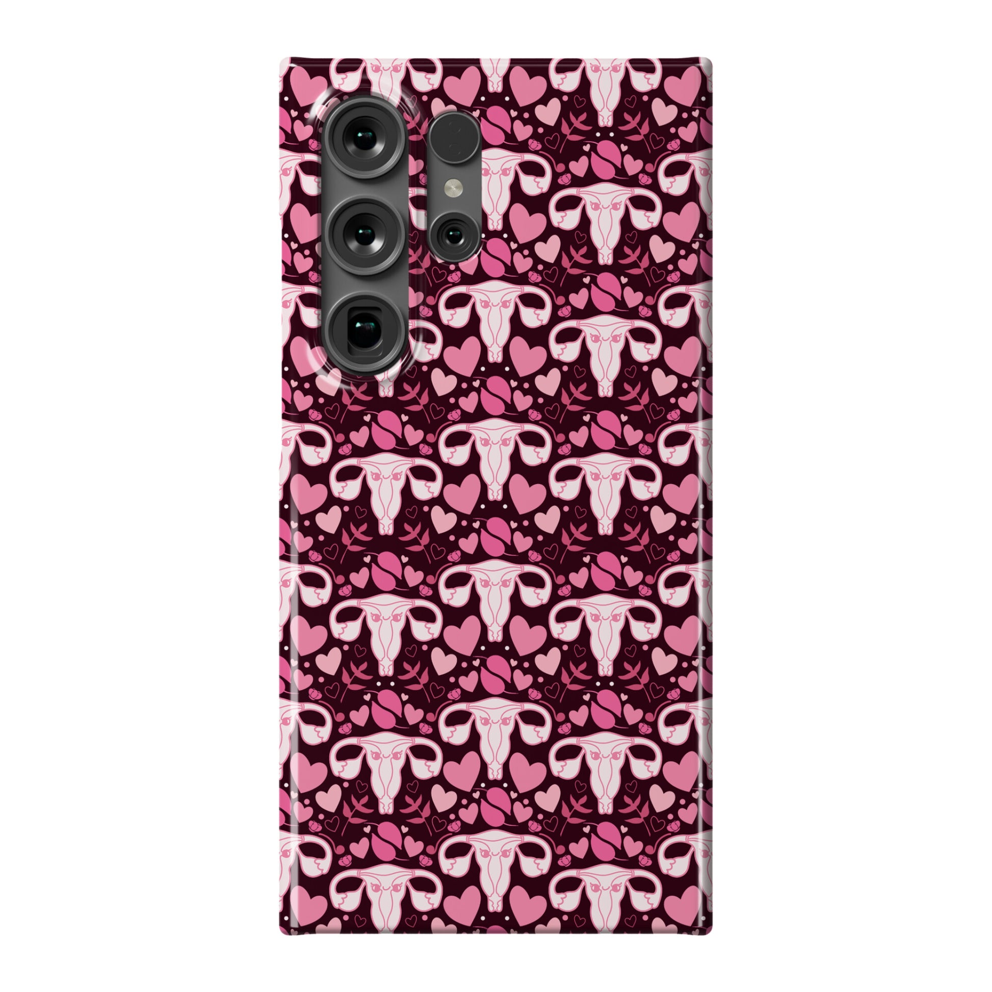 Uterus Pattern Phone Case