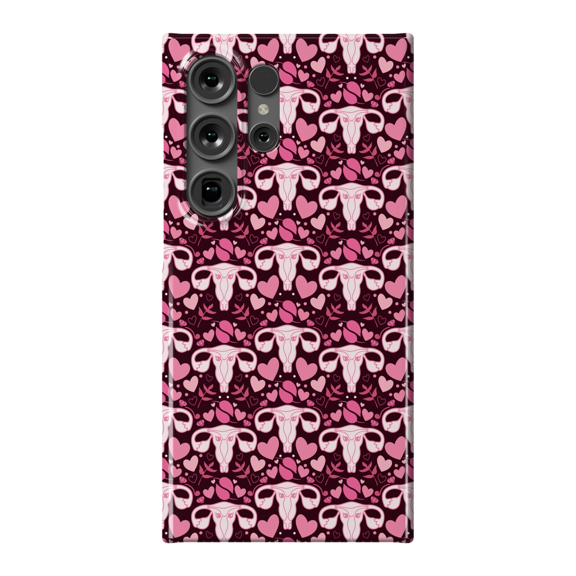 Uterus Pattern Phone Case