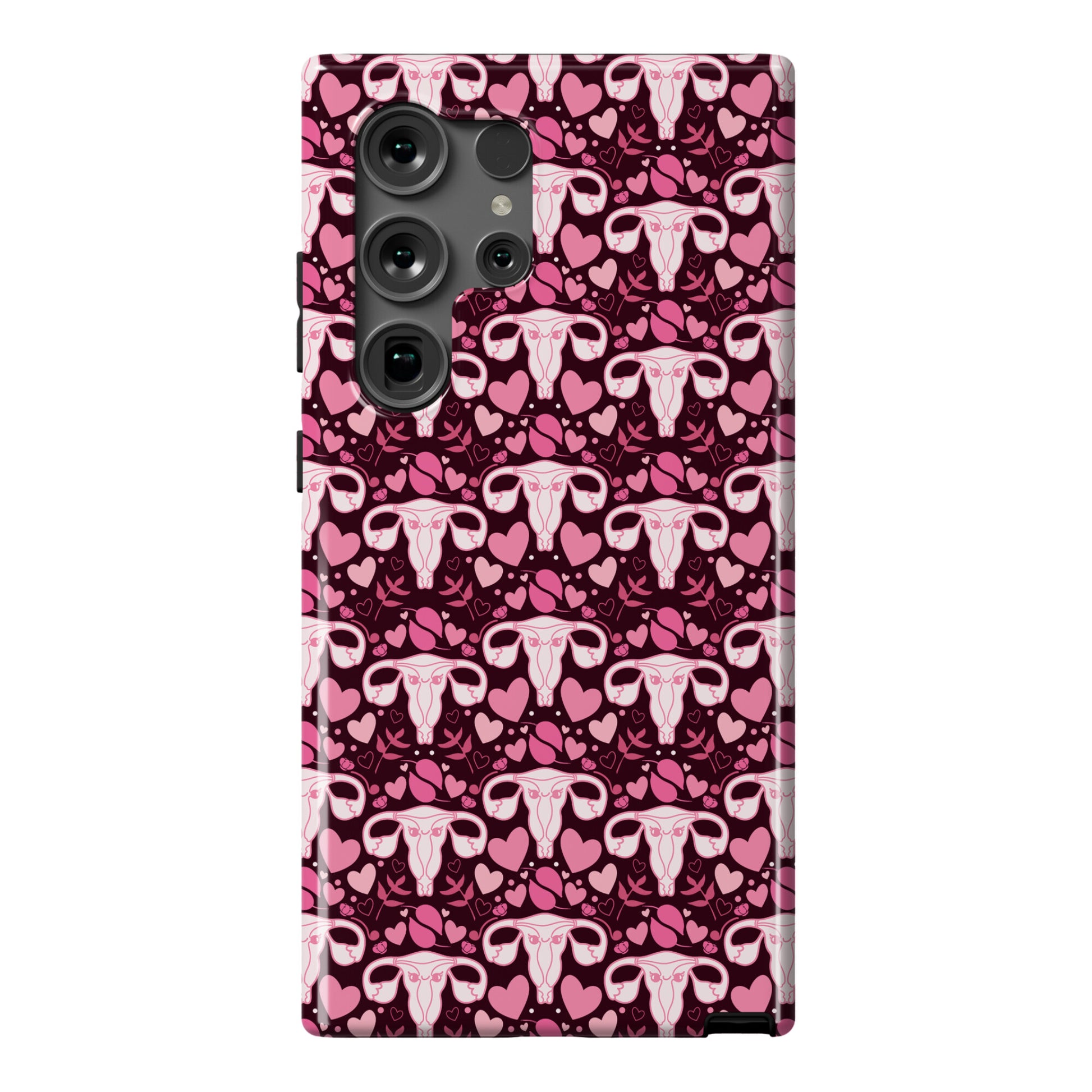 Uterus Pattern Phone Case