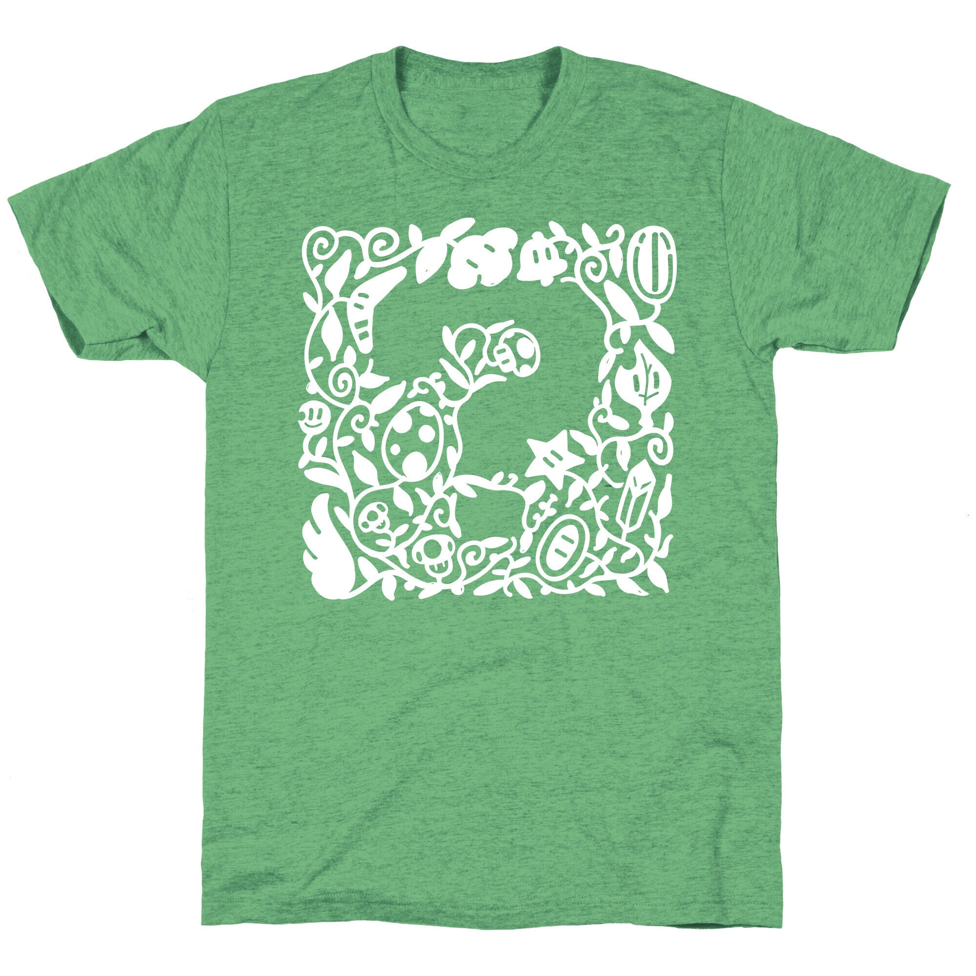 Floral Question Block Unisex Triblend Tee