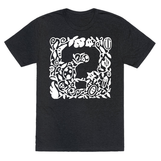 Floral Question Block Unisex Triblend Tee