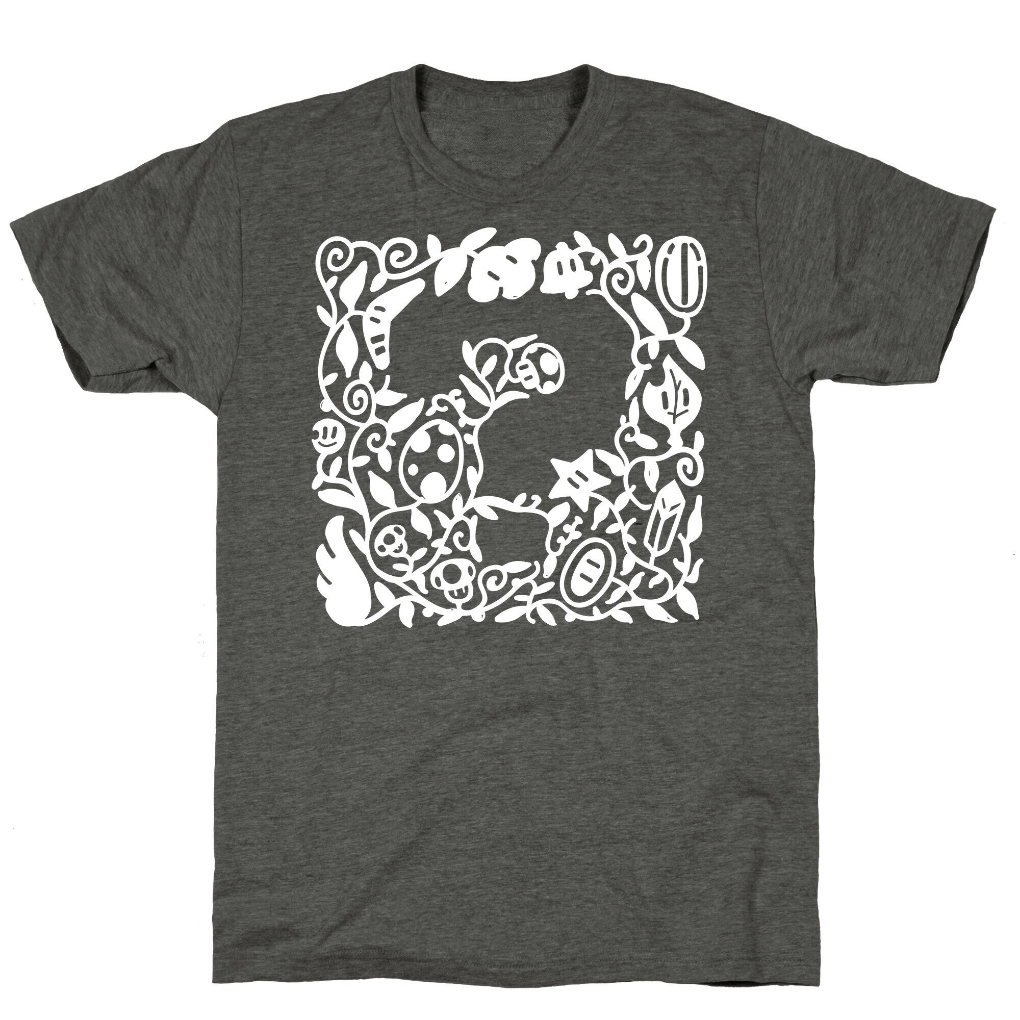 Floral Question Block Unisex Triblend Tee