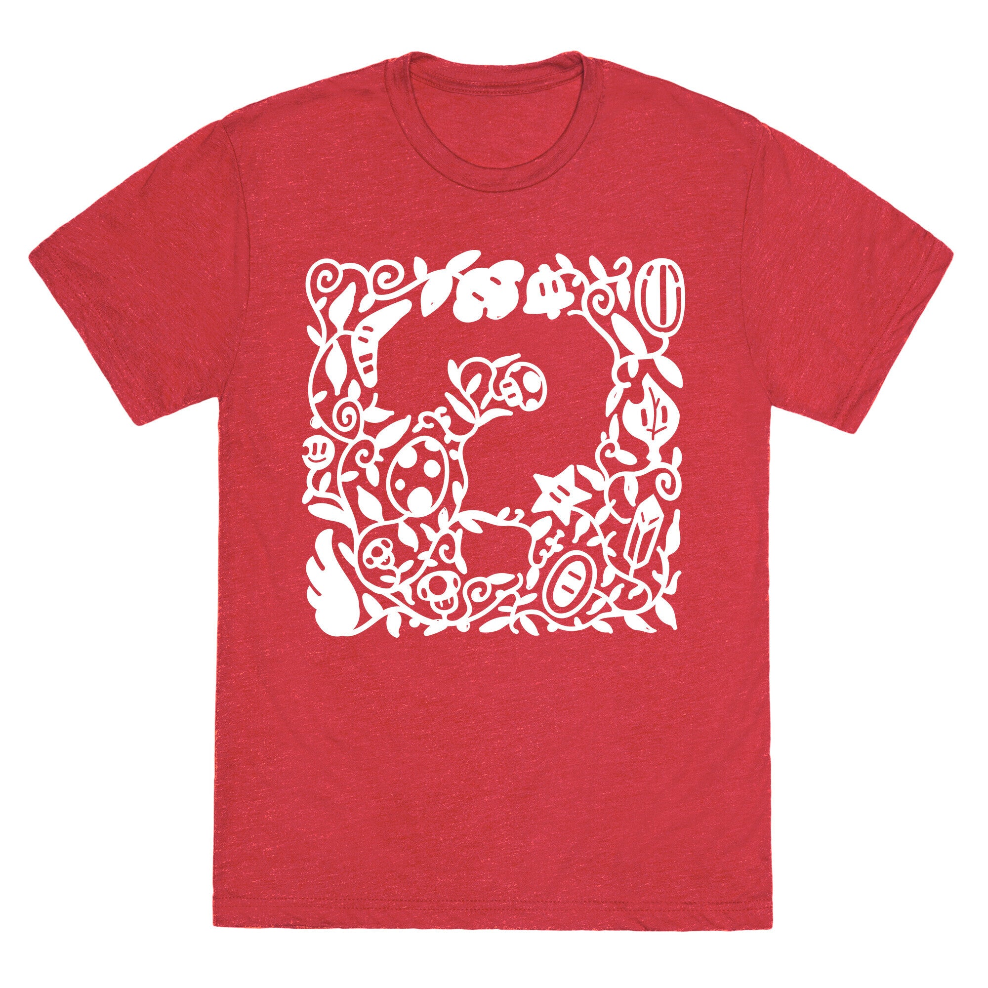 Floral Question Block Unisex Triblend Tee