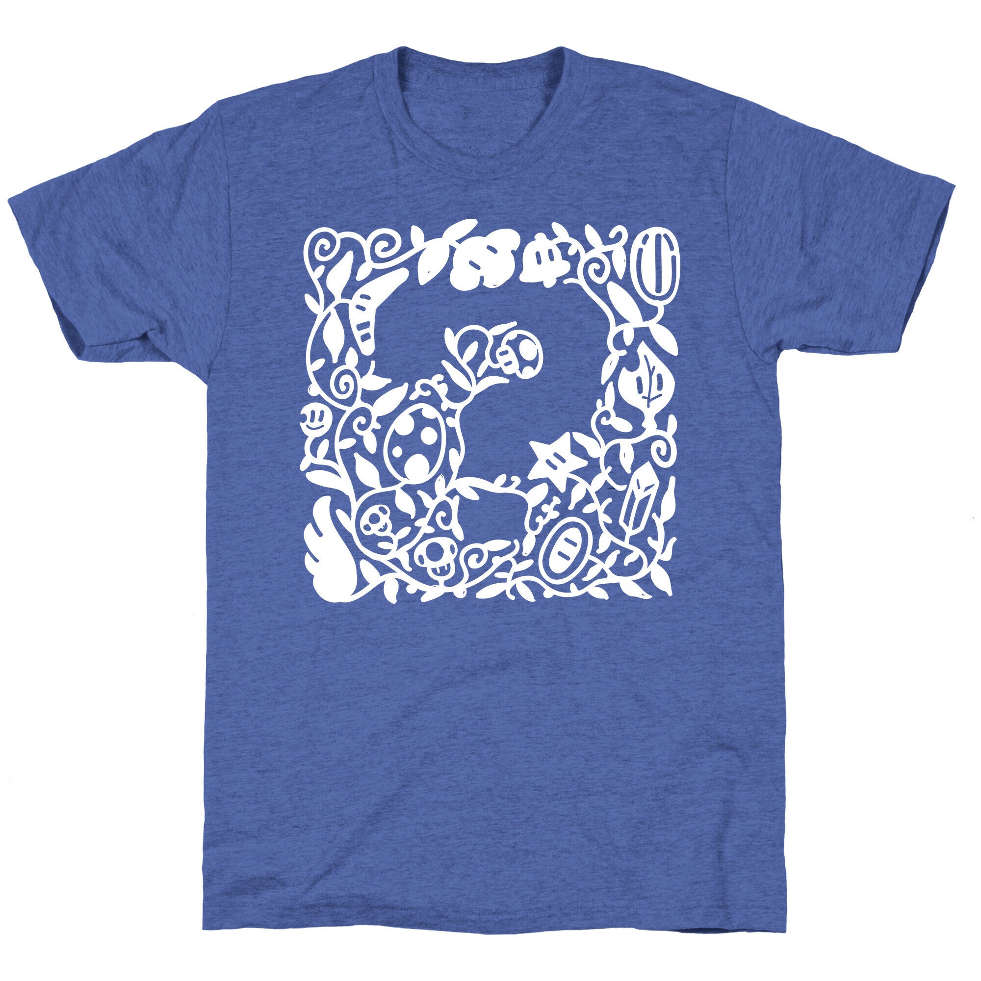 Floral Question Block Unisex Triblend Tee