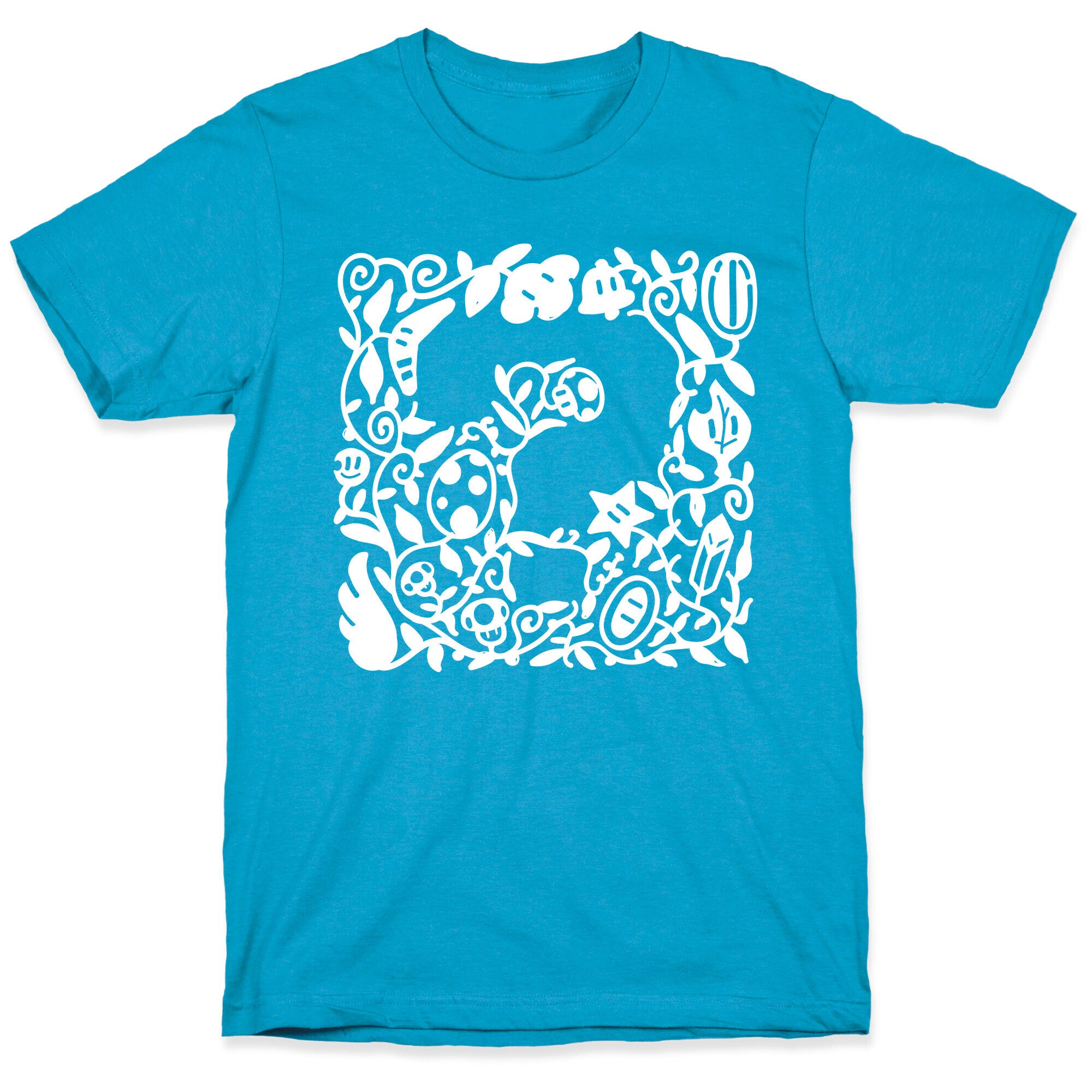 Floral Question Block Unisex Triblend Tee