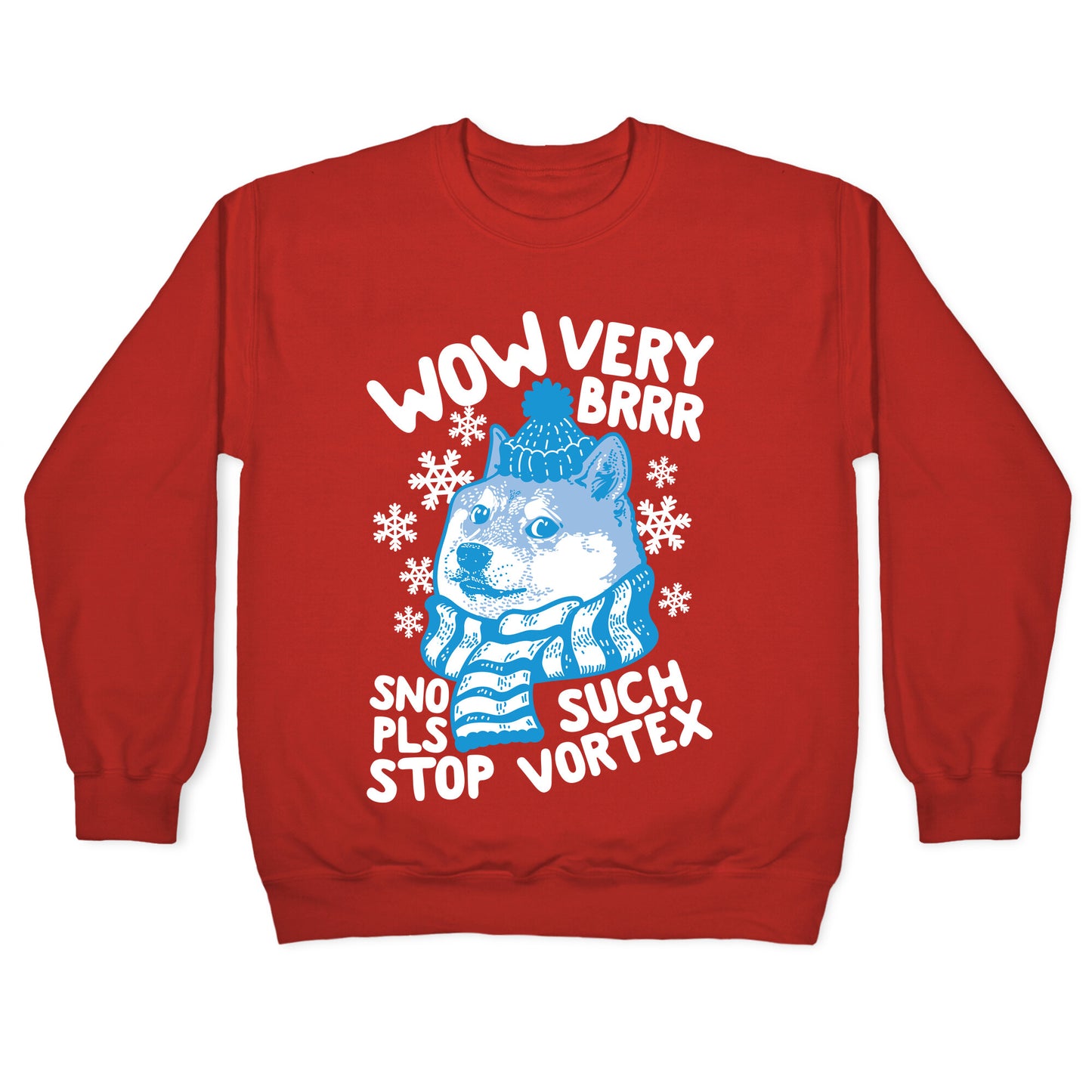 Winter Doge Crewneck Sweatshirt