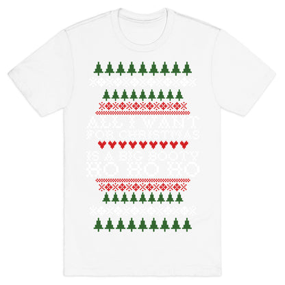 Big Booty Christmas Tank T-Shirt