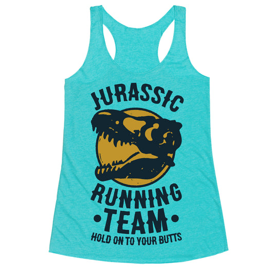 Jurassic Running Team Racerback Tank