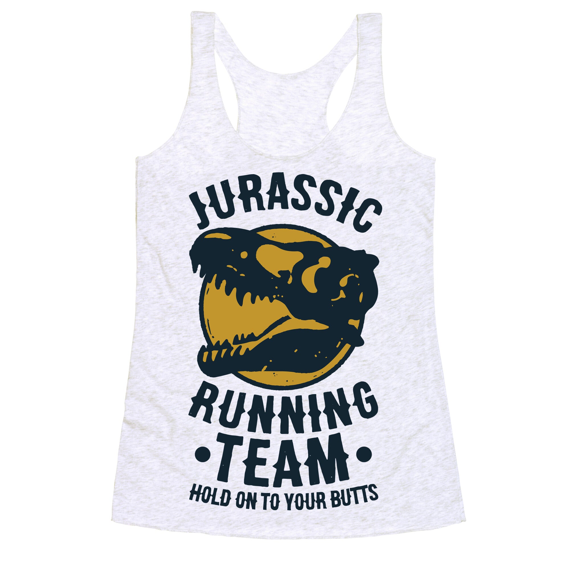 Jurassic Running Team Racerback Tank