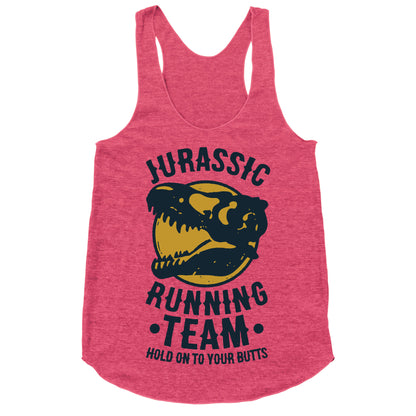 Jurassic Running Team Racerback Tank