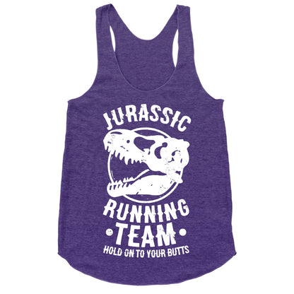 Jurassic Running Team Racerback Tank