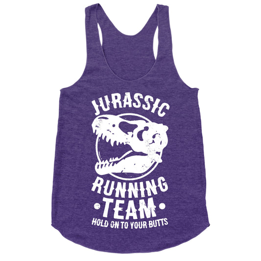 Jurassic Running Team Racerback Tank