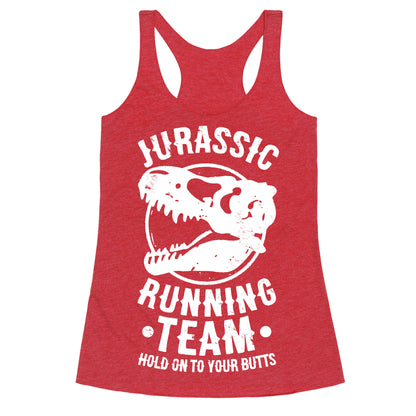 Jurassic Running Team Racerback Tank