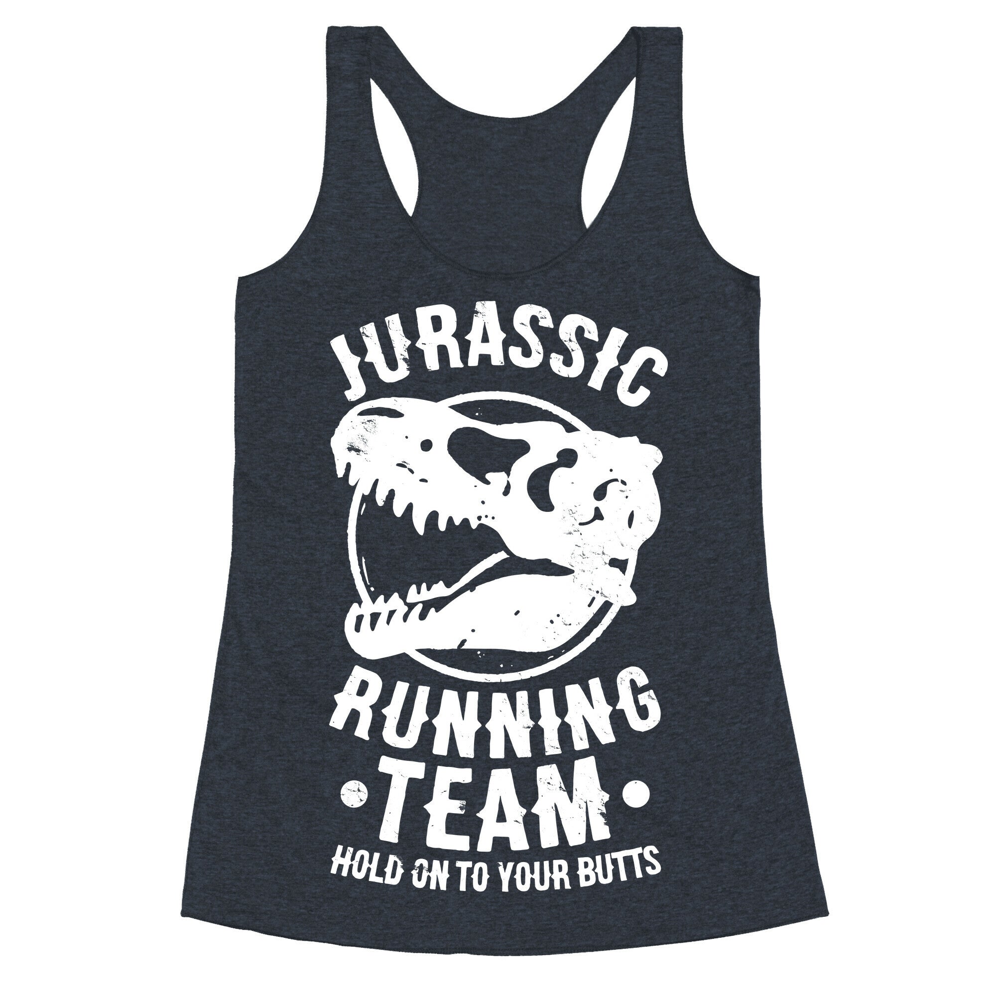 Jurassic Running Team Racerback Tank