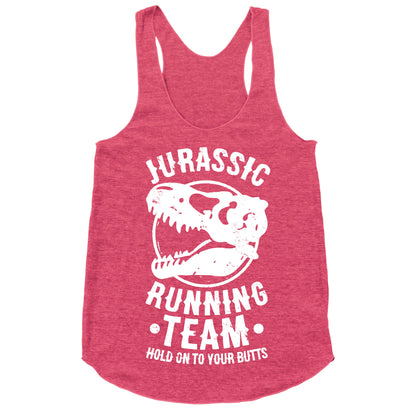 Jurassic Running Team Racerback Tank