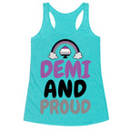 Demi And Proud Racerback Tank