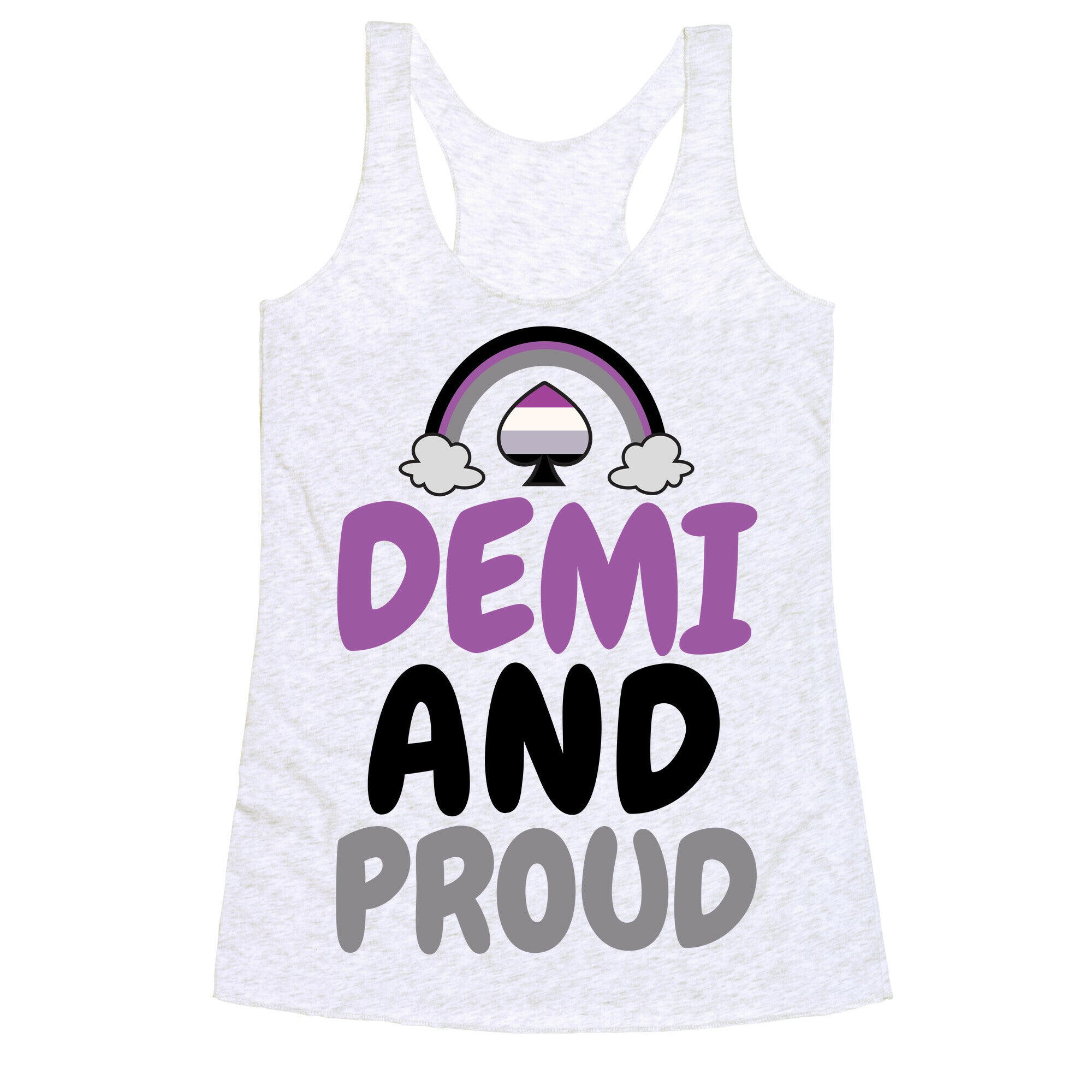 Demi And Proud Racerback Tank