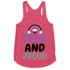 Demi And Proud Racerback Tank
