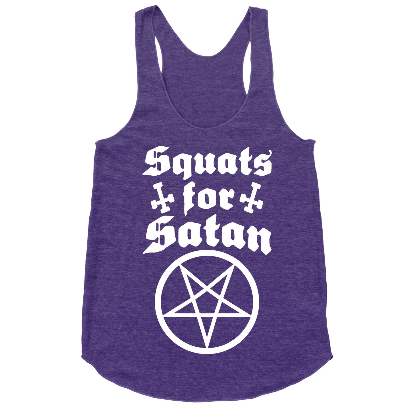 Squats For Satan Racerback Tank