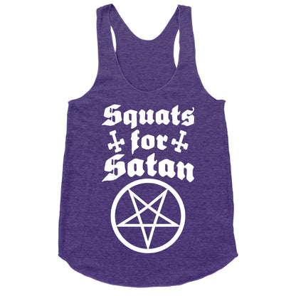 Squats For Satan Racerback Tank